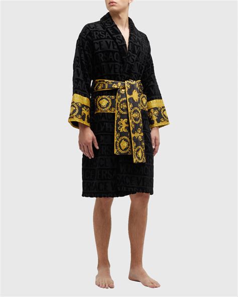 versace robe colorful|versace unisex barocco sleeve robe.